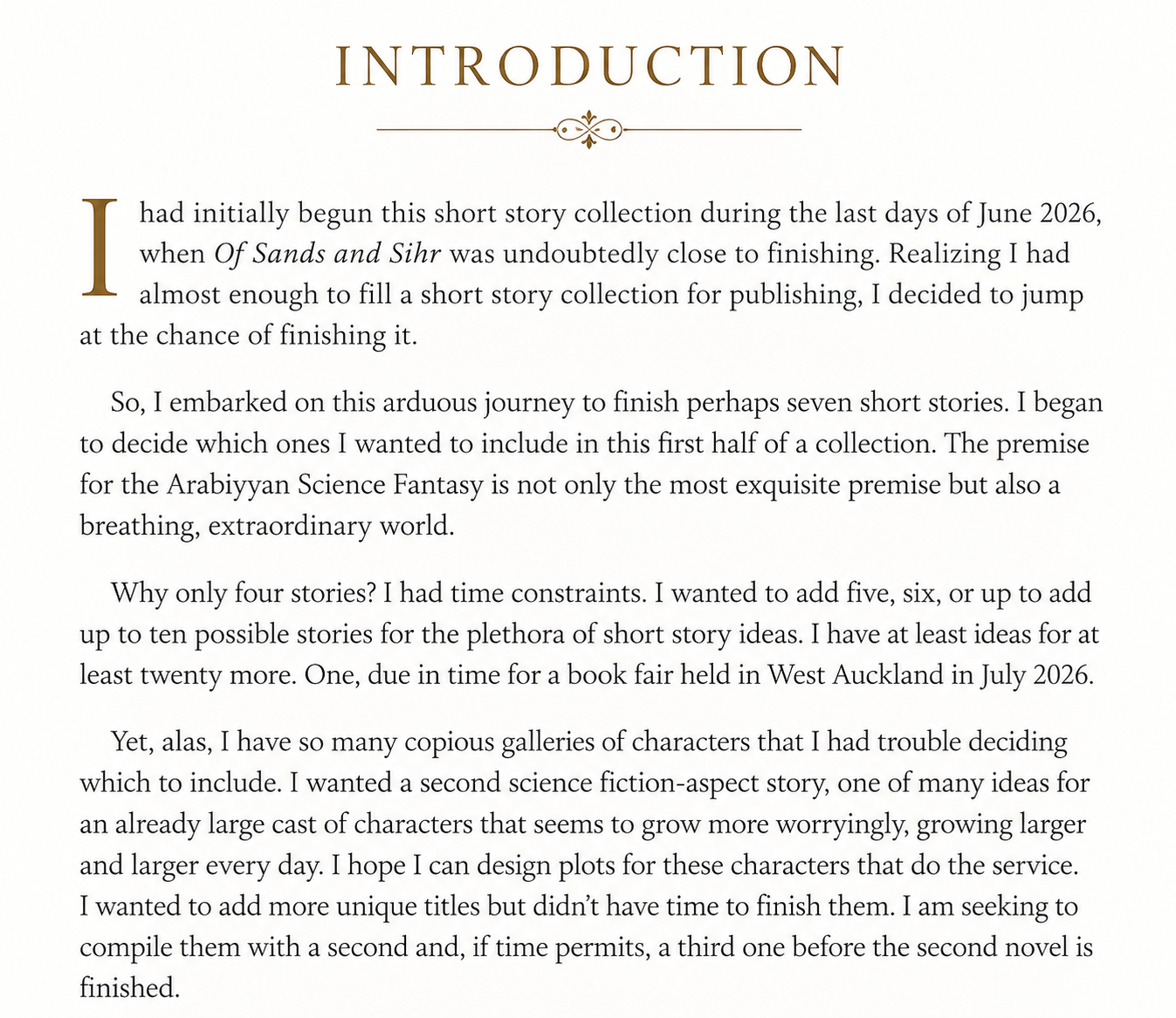 Book after professional typesetting